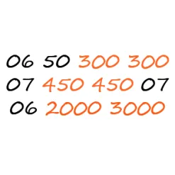 En regroupant les chiffres différement